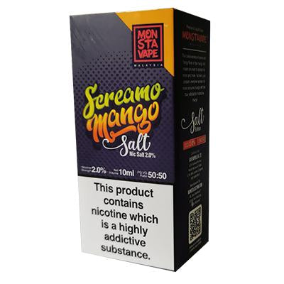 Screamo Mango E-Liquid by Monsta Vape Salts - 10ml
