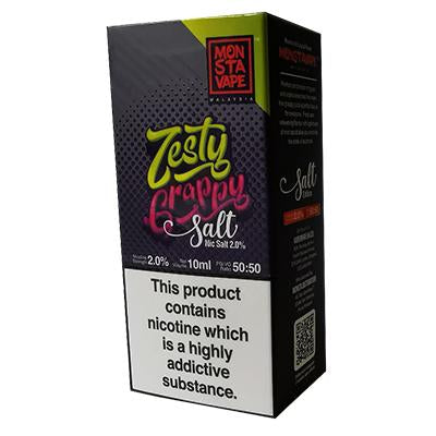 Zesty Grappy E-Liquid by Monsta Vape Salts - 10ml